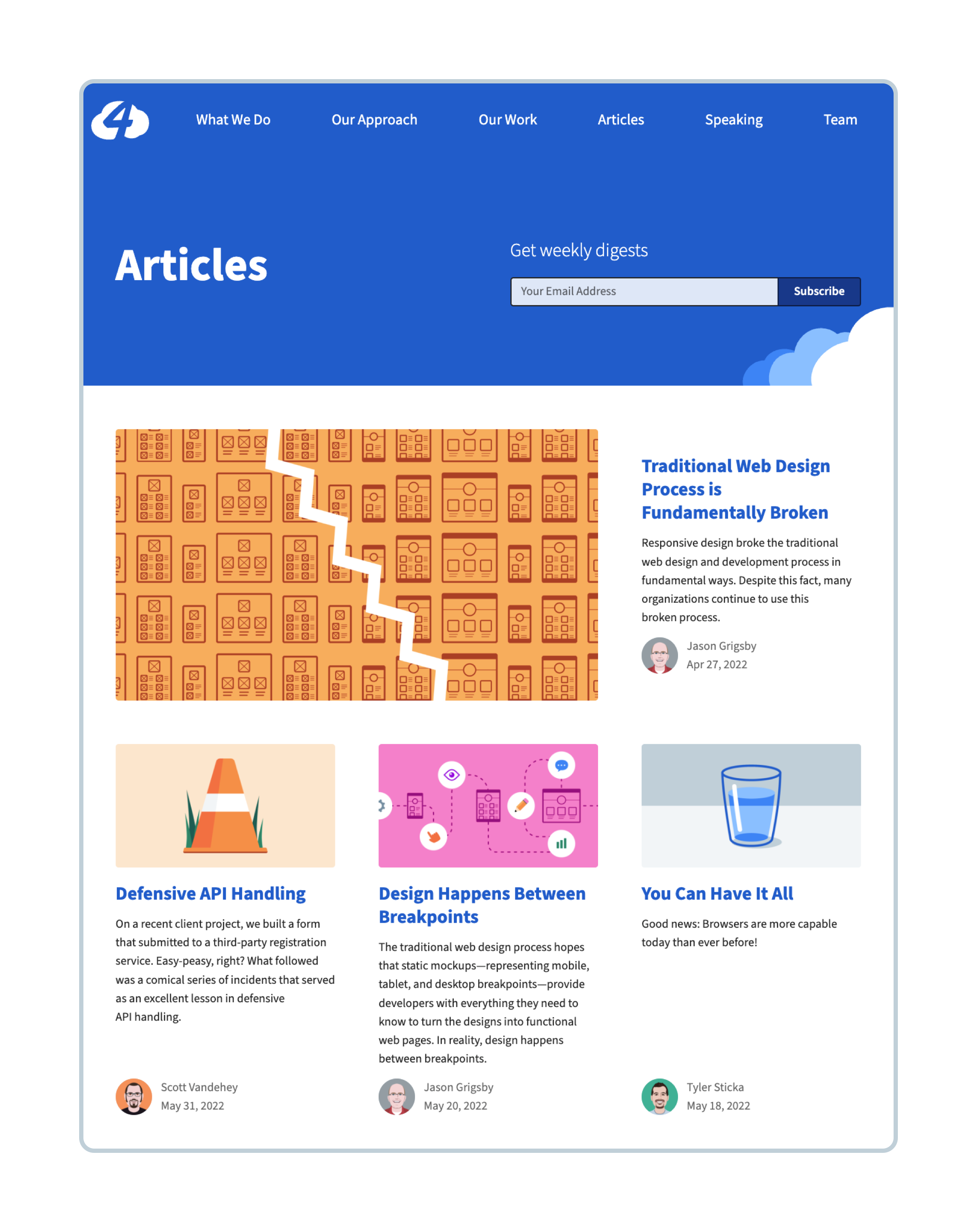 articles page large screens